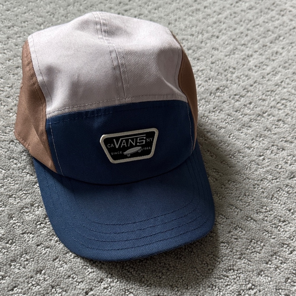 Vans Colorblock 5-Panel Cap - Blue, Tan, White